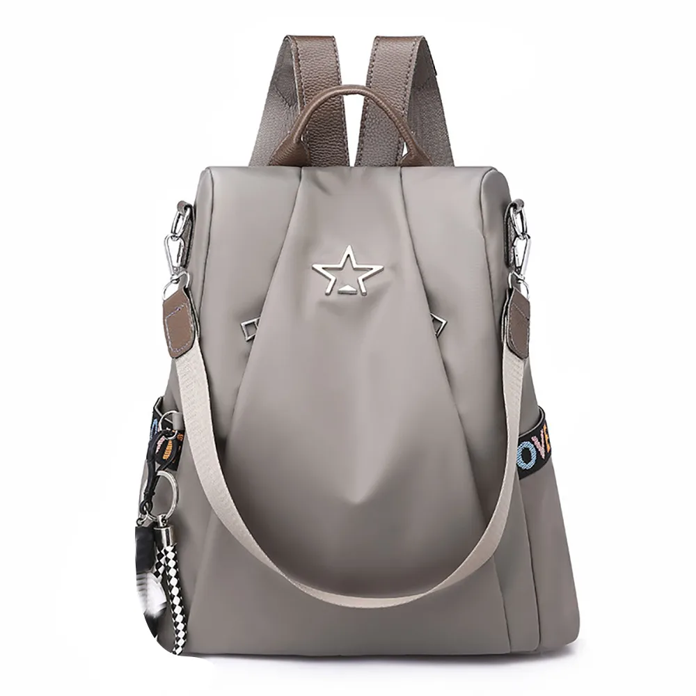Водонепроницаемый Оксфордский рюкзак для девочек, школьная сумка на плечо, высокое качество, женские рюкзаки, Противоугонный рюкзак, Mochila Feminina 11-LL - Цвет: Хаки
