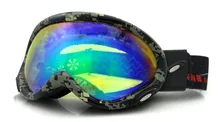 Cloudy/Sunny Day Ski Goggles Men Women, Night Vision Snowboarding Sunglasses, Yellow or Real Anti-UV lens, Wear Over RX Glasses
