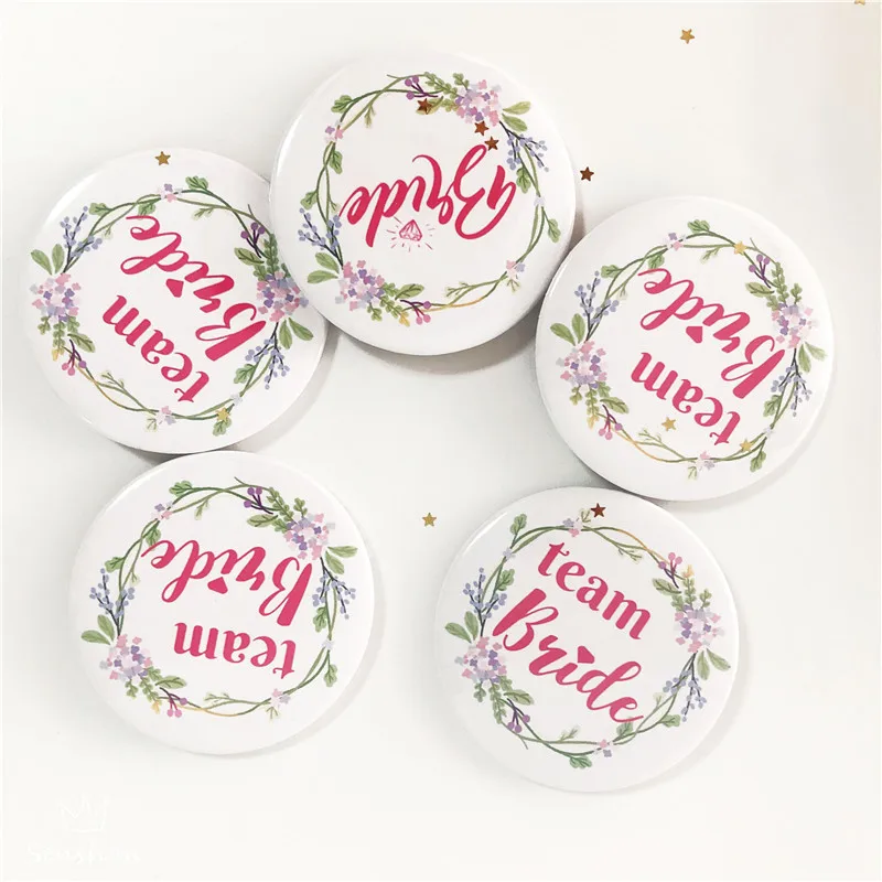 Hen Party Bride Badge Decoration Team Bride Coffetti Bridal Shower Decoration Team Bride Badge Bachelor party Supplies (24)