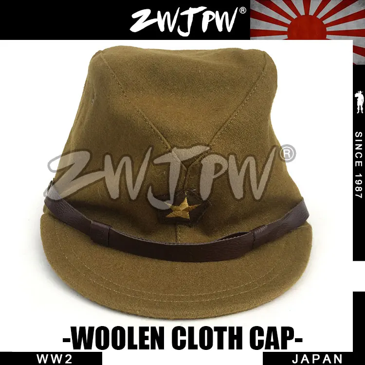 

WW2 WWII JAPANESE ARMY IJA OFFICER FIELD WOOL CAP HAT IJA OFFICER CAP JP/40103