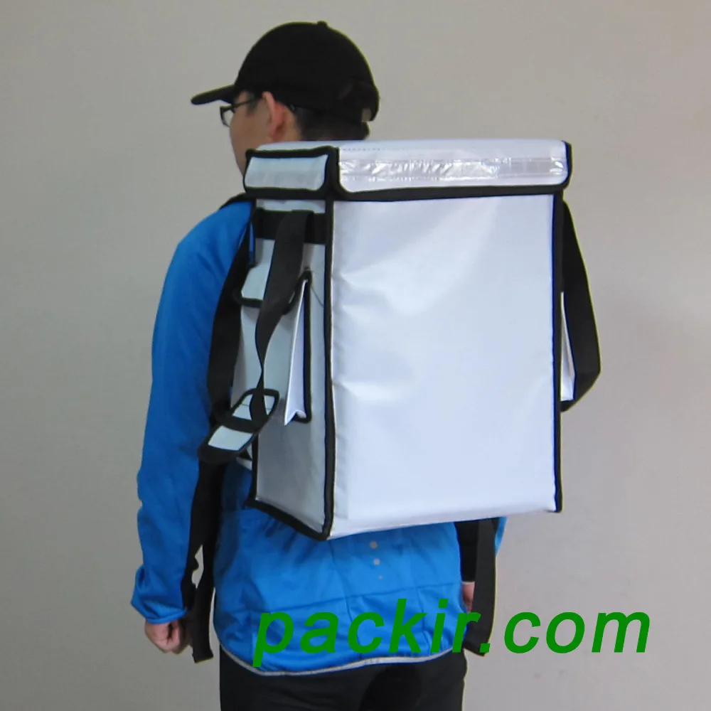PK 33VW: Bolsa de comida para entrega de Catering, mochila calentadora,  carga superior, 13 \