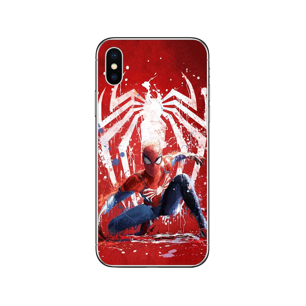 Чехлы для телефонов ciciber Marvel для iPhone 11 Pro Max, чехол для iPhone XR 8 7 6 6S Plus X XS MAX 5S SE, мягкий чехол из ТПУ