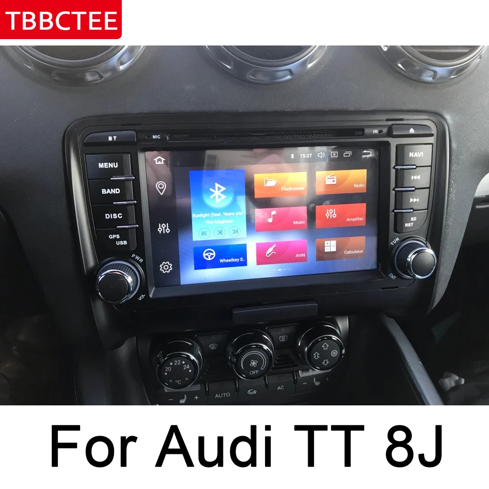 Cheap Car Multimedia Player Android Auto Radio For Audi TT 8J 2006-2014 MMI DVD GPS Navi Navigation Map Auto audio bluetooth stereo HD 3
