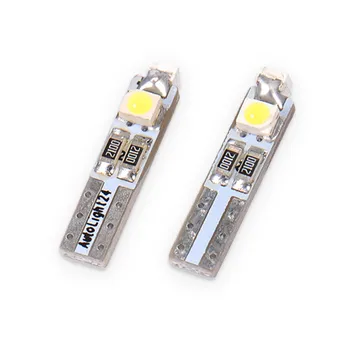 

HOT SALE 10PCS T5 LED T5 3SMD 1210 3528 3 Lights 3LED T5 3 SMD Instrument Door Instructor Lights Automotive LED Lights SMD