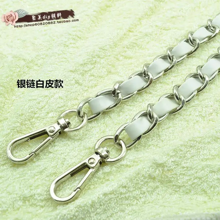 Free shipping leather handle bag strap purse strap bag hardware handbag strap bag parts chain bag chain belt baghandle