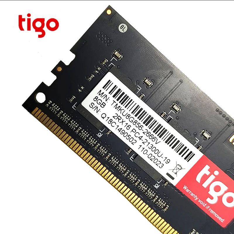 Tigo RAM 8GB 2666MHz Память DDR4 Memoria DDR 4 288 PIN для настольного ПК игра Ram пожизненная