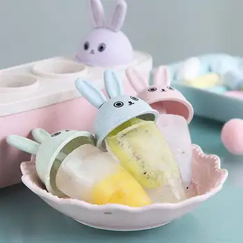 

High Quality Wheat Straw Ice Cream Cube Tray Platter 27*11.5*7.5CM Eco-Friendly Ice Cream Mold 1 Set