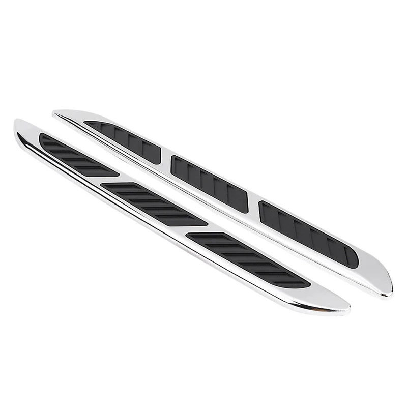 

2Pcs ABS Car Exterior Hood Air Flow Fender Side Vent Intake Decoration Sticker Hot Sale