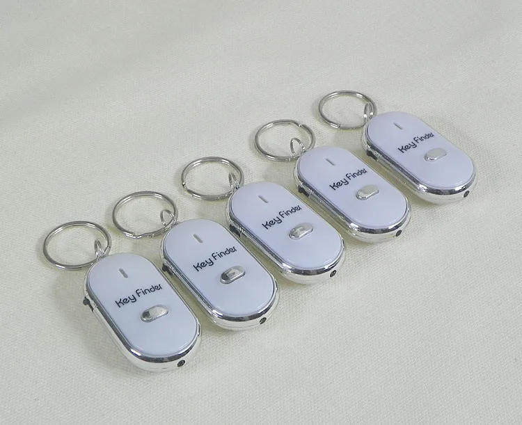 500pcs Keyfinder Sound Control Whistle Locator Key Finder with keychain,free shi