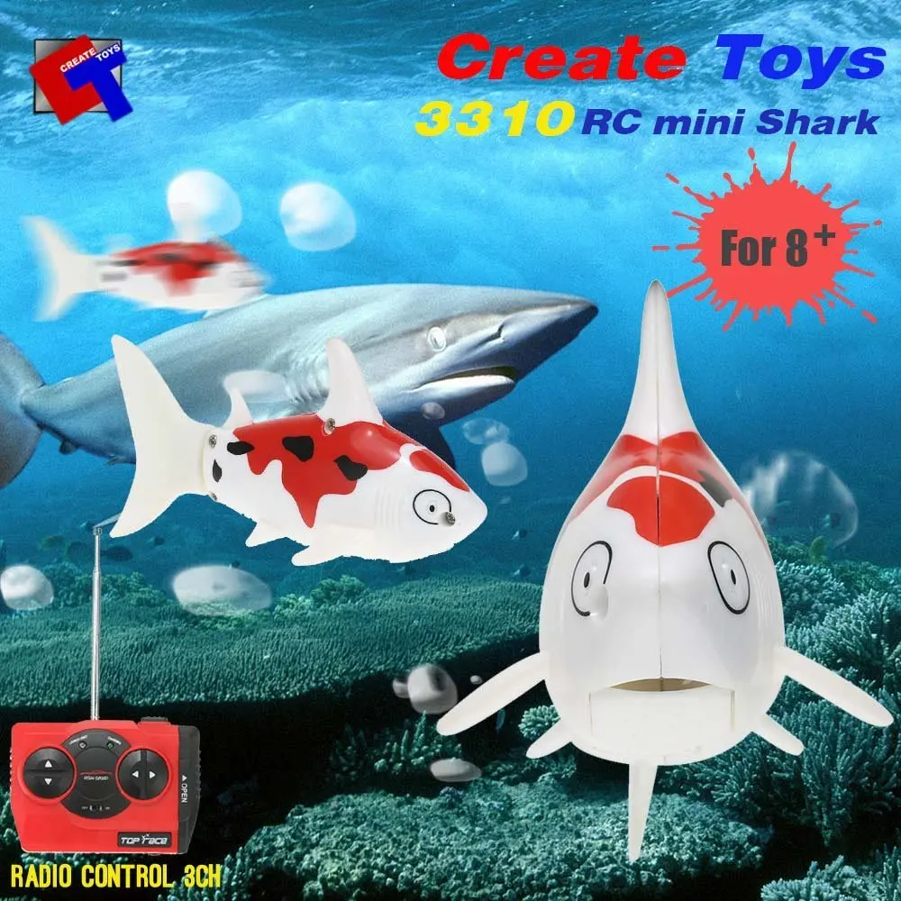 Create Toys Sea Wing Star 3310 27 MHz Радиоуправление 3CH мини Акула-красный