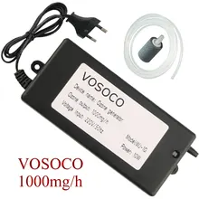 1000 мг озонатор портативный генератор озона вода воздух стерилизовать очиститель лечение фрукты овощи аквариум дезинфектор стерилизатор