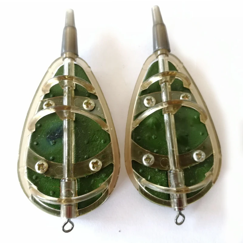 

Specific 1 set 4 pcs carp fishing tackle method feeder 20g 25g 30g 40g 50g