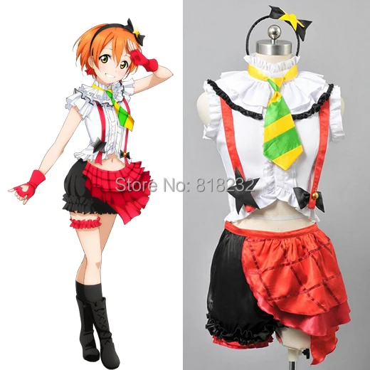 Женский костюм для косплея Love Live Bokura wa Ima no Naka de OP1 Rin Hoshizora |