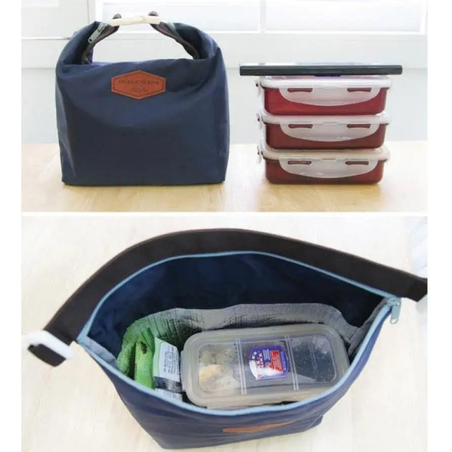 Tote Portable Insulated Lunch Box Pouch Cooler Waterproof Special Thermal Insulation Materia Storage Nylon Food Bag 23Jun 11