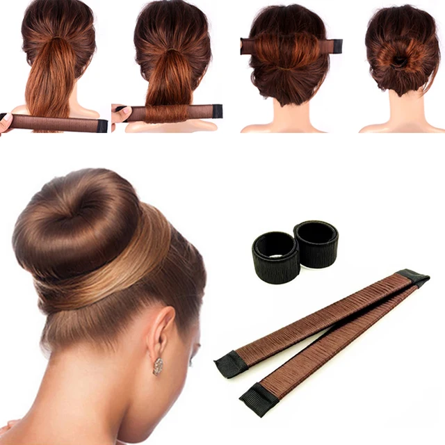 girls fashion diy magic hair bun maker high quality hair accessories