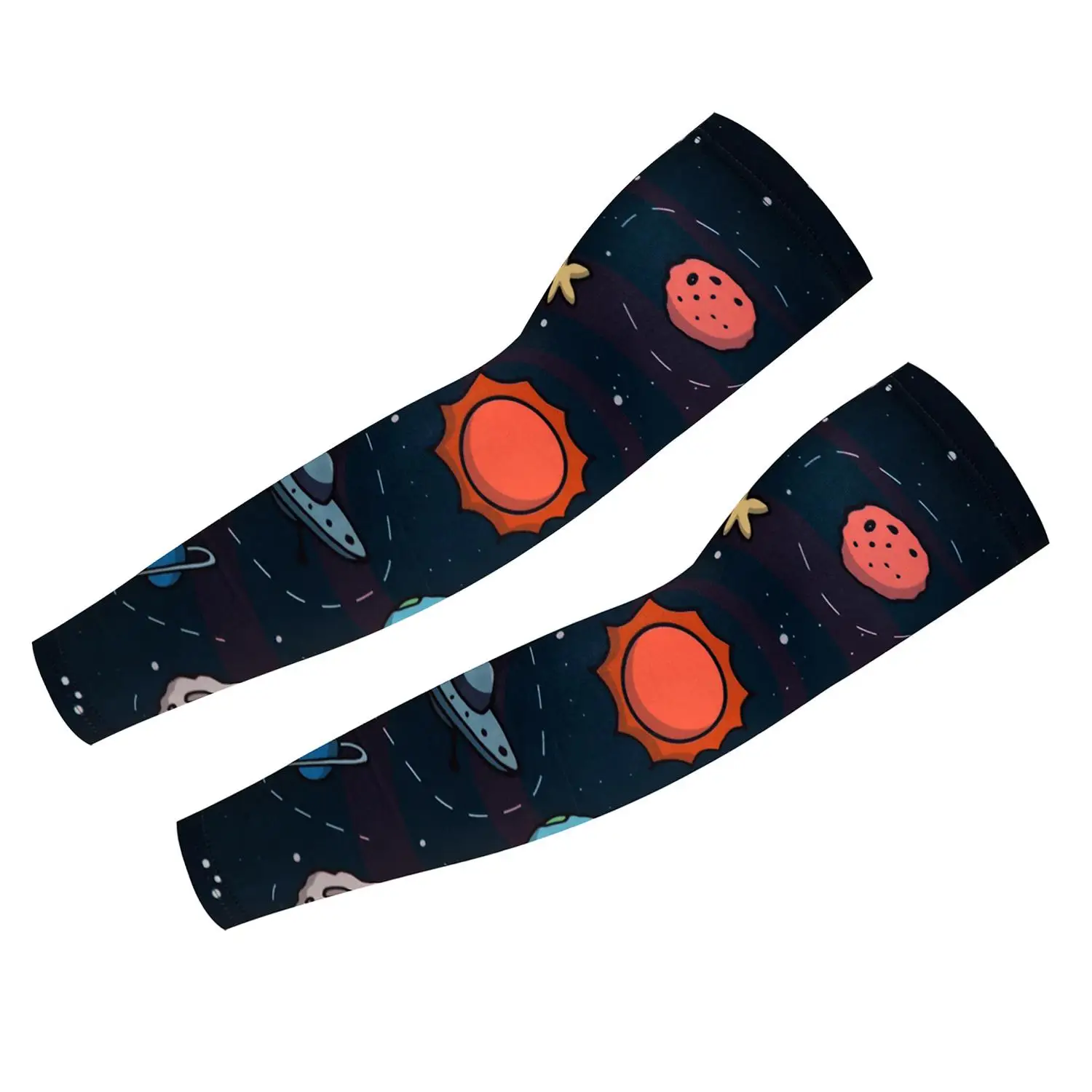 Correndo Arm Warmers Luvas de Compressão