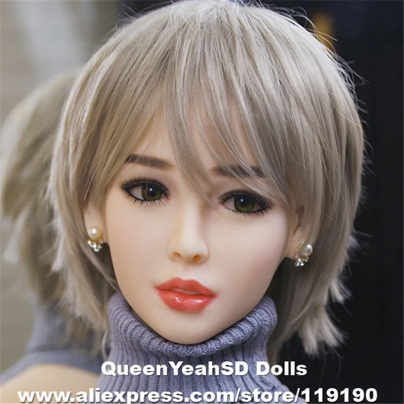 Buy New Oral Sex Doll Head Solid Silicone Love Doll 