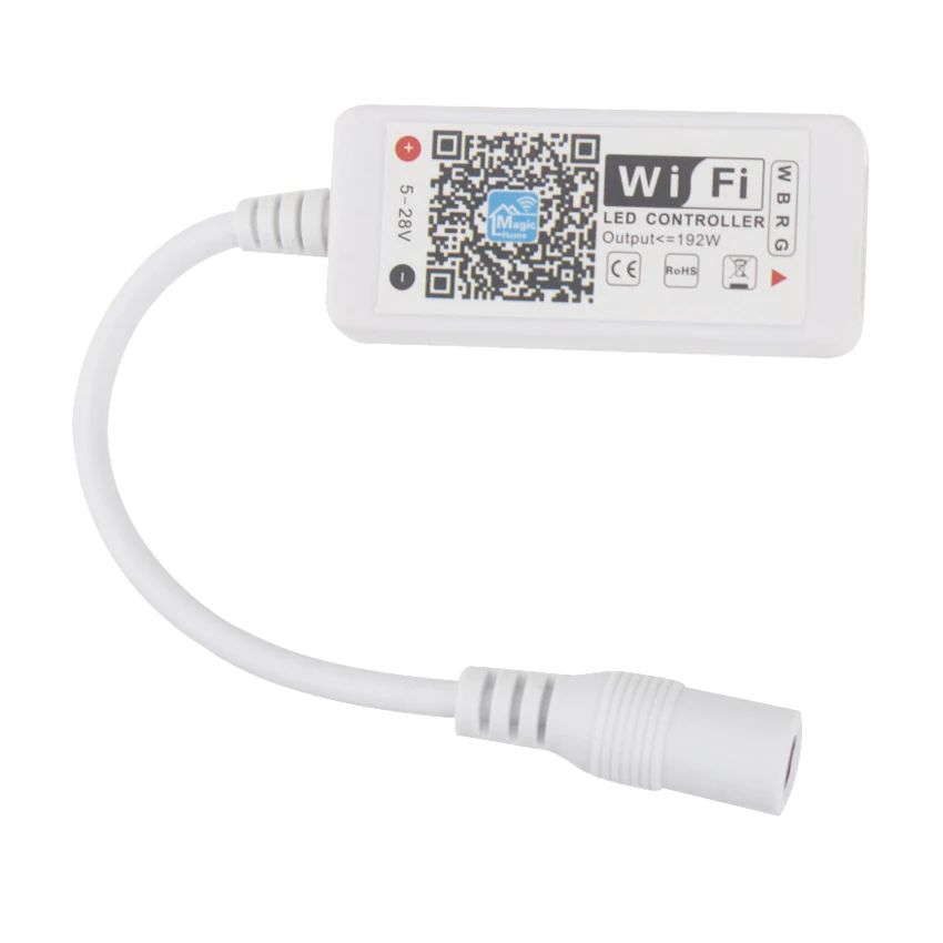 Dc 5-28 в rgbw wifi led контроллер 24 ключа magic home wifi ir пульт дистанционного управления rgbw огни 4A/канал