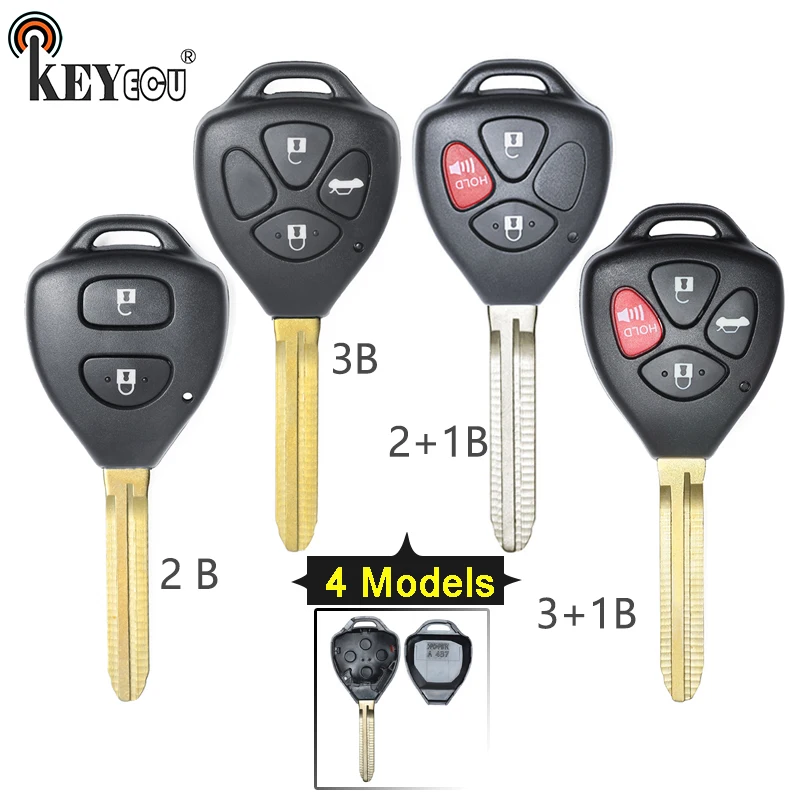 Пульт дистанционного управления для Toyota RAV4 Avensis Verso Camry Corolla Hilux Prado чехол