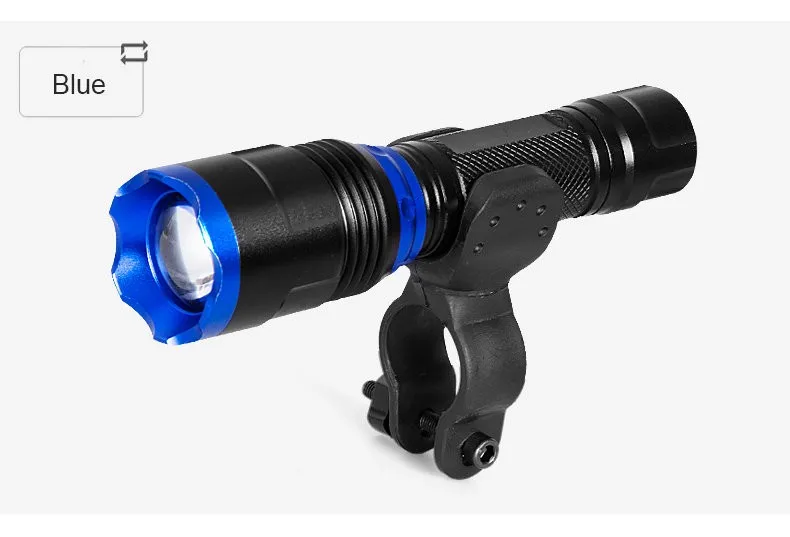 Discount INBIKE Bike Light Front Handlebar with Torch Holder Led Bicycle Front Light Cycling Flashlight Q5 Zoom Bicycle Accessories IL779 12