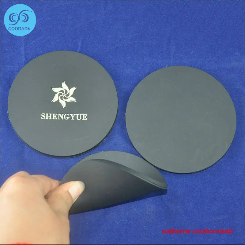 custom cheap wholesale promotion personalized plastic soft pvc coaster