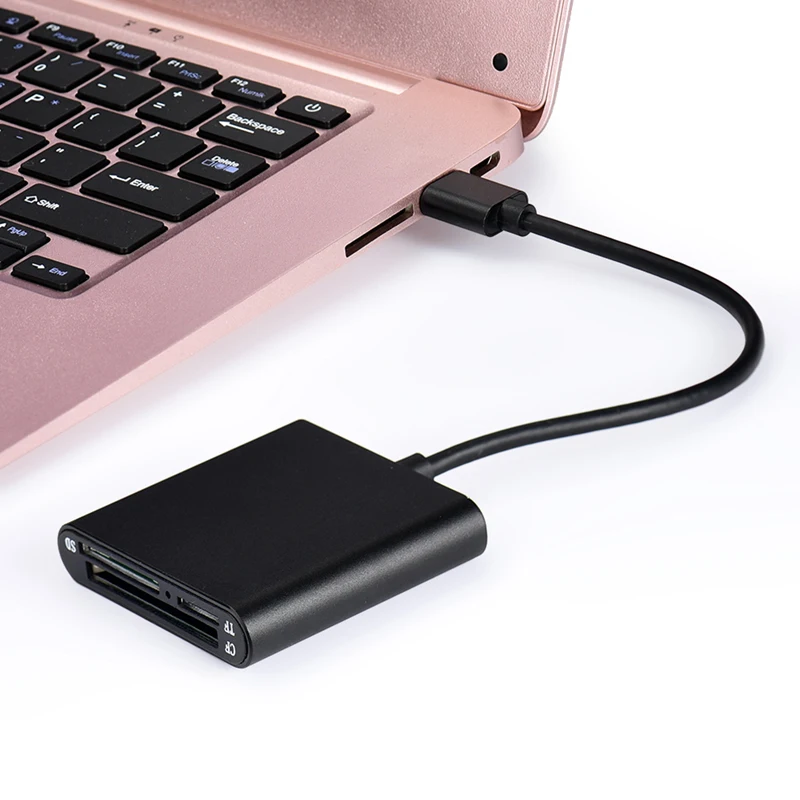 1 шт. 3 в USB 0 CF SD Micro SD/TF кардридер высокой скорости для ПК ноутбука Новый и