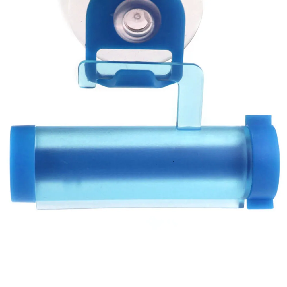Удобный Легкий для Применение Ванная комната прокатки диспенсер для зубной пасты трубки присоски подвесной держатель dispensador паста стоматологический A60 - Цвет: Синий