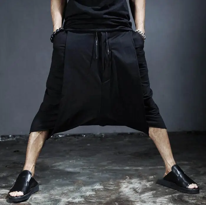 2015 new personality stage skirt piece of casual pants men