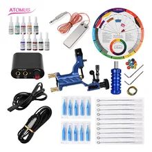 Maquina De Tatuar набор профессиональных тату-чернил Maquillaje Permanente Principiante тату-машина татуагем-тату Nueva Llega