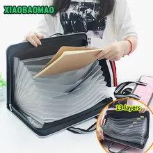 Ткань Оксфорд водонепроницаемый расширяющийся кошелек Удобная категория управление папка прямоугольные папки посылка форма расширение Walle