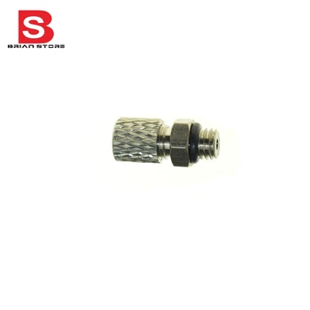 

Male Hardline Tube Pipe Straight Connector Compression Fitting Brass Nickel Plated+ PC