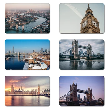 

The Big Ben Clock London Scenic Cool Designs Nature Rubber Table Mouse Pad Laptop Computer Enclosure Mousepad Mat