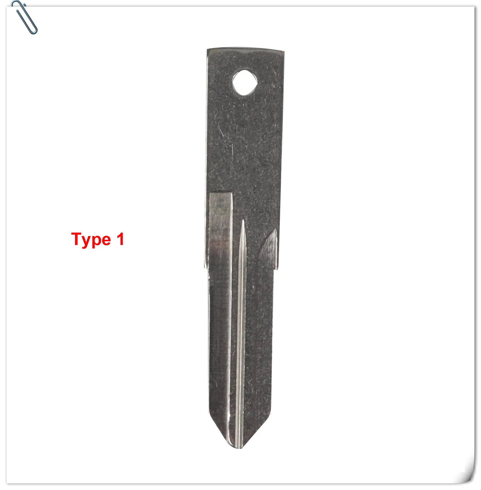Keyforkess 20 pz/lotto VAC102 Remote Uncut Stelo della chiave Per La Renault Peugeot Chiave In Bianco -