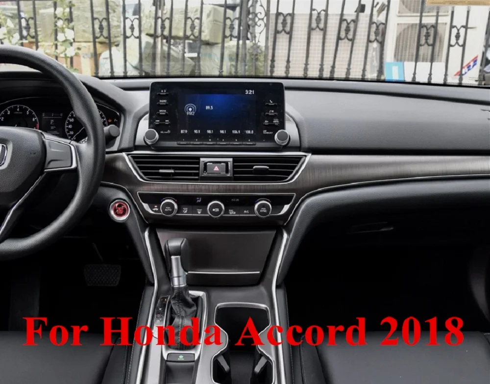 Top 4GB+64GB 8 Core 10.1" Android 9.0 Car DVD Player for Honda Accord 2018 GPS Audio Stereo Radio Bluetooth WIFI Mirror-link USB DVR 3