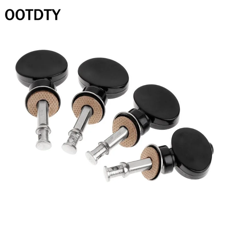 

OOTDTY 4 Pcs Ukulele Strings Tuning Pegs Pin Machines Tuners Friction Ukelele New