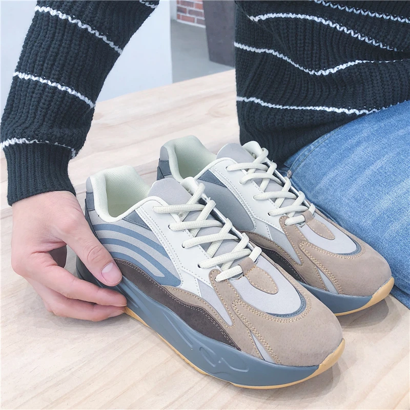 

Fashion Men Sneakers for Men Casual Shoes Breathable Lace Up Mens Casual Shoes Men Chaussure Homme