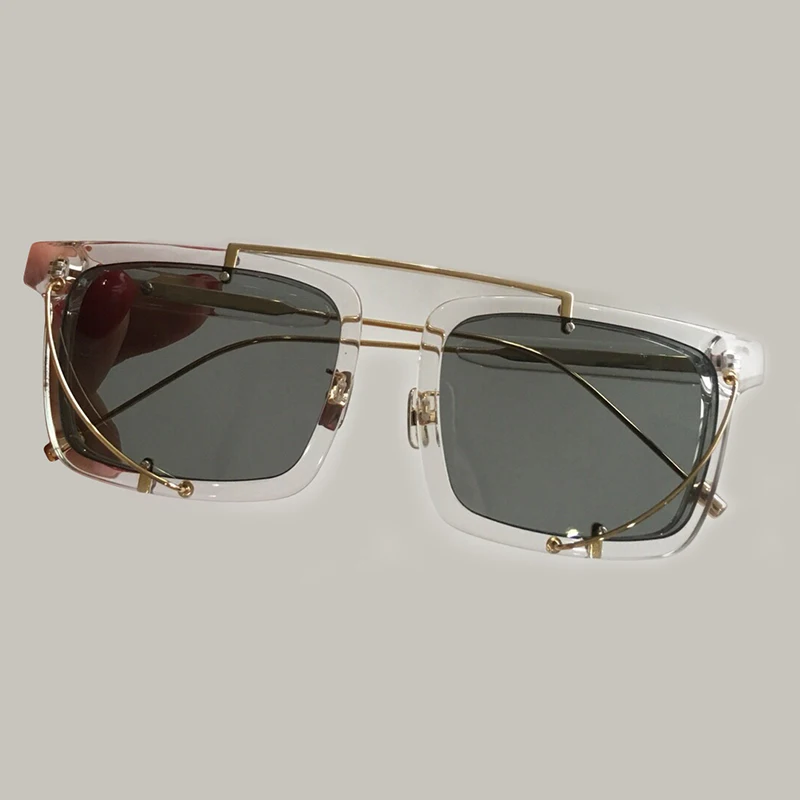 Sunglasses Gradienten Sunglasses Weiblichen Uv400 Acetat Sonnenbrille Rechteck 1 Rahmen 2 Verpackung Mix Objektiv Sunglasses 3 Mit 2018 Stil no Frauen Schatten No no Für Neue Sunglasses Legierung Brillen 4 no Box A0nwqO1x