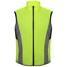 Горячая бегущий жилет с светоотражающей лентой сигнальный жилет