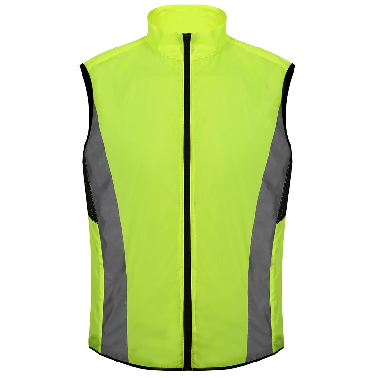 Free shipping hot sale running vest with reflective tape high