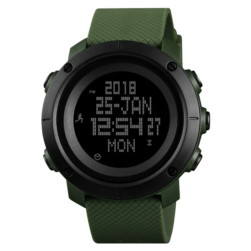 

Waterproof Compass Man Digital Watches Professional Fashion Sports Wristwatches Countdown Electronic Calorie Data Alarm Clock