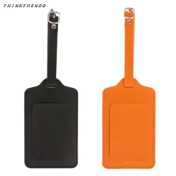 

THINKTHENDO Fashion New Men Women Luggage Tag Travel Suitcase Bag ID Tags Address Label Baggage Card Case Holders High Quality