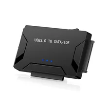 3 в 1 SATA к USB IDE адаптер USB 3,0 к SATA IDE ATA конвертер данных для 2," 3,5" HDD драйвер жесткого диска с кабелем питания