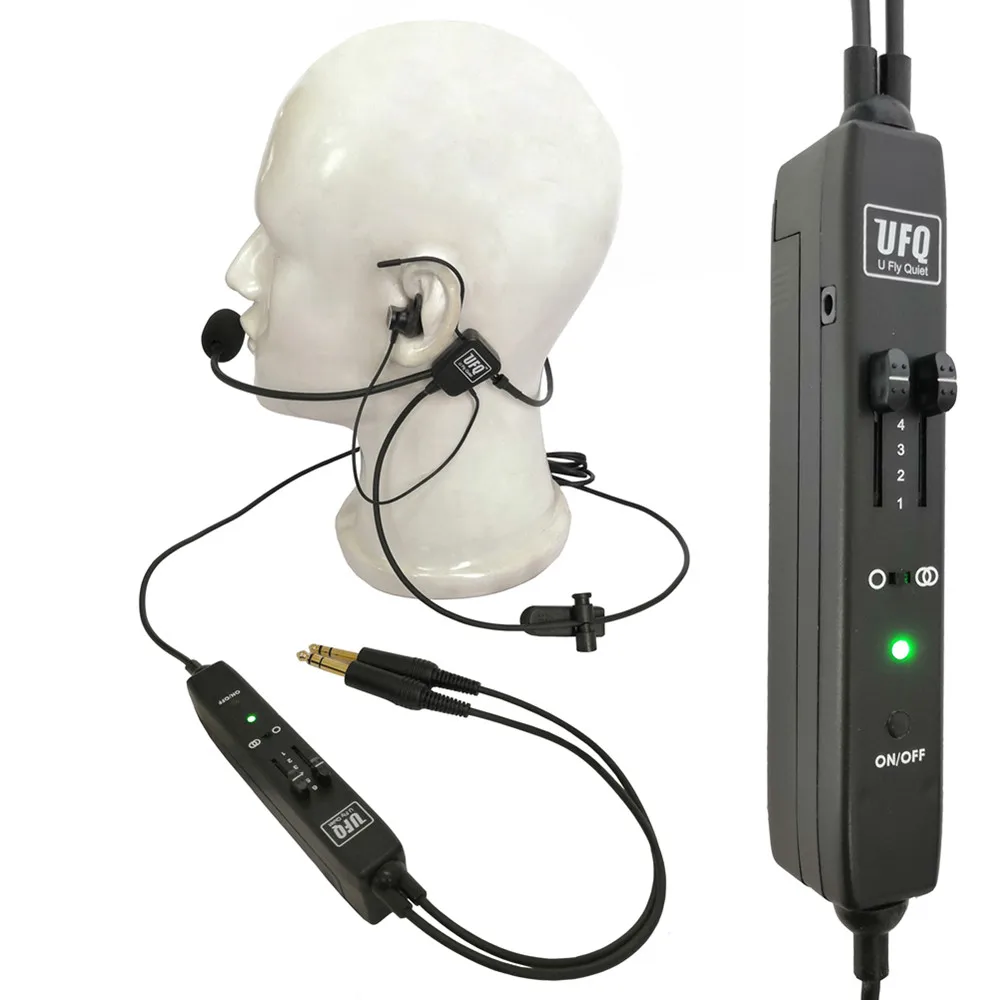 UFQ ANR L2 Hi-Lite in Ear Aviation Headset-Compare to XXXX Proxxxxxt only 175g