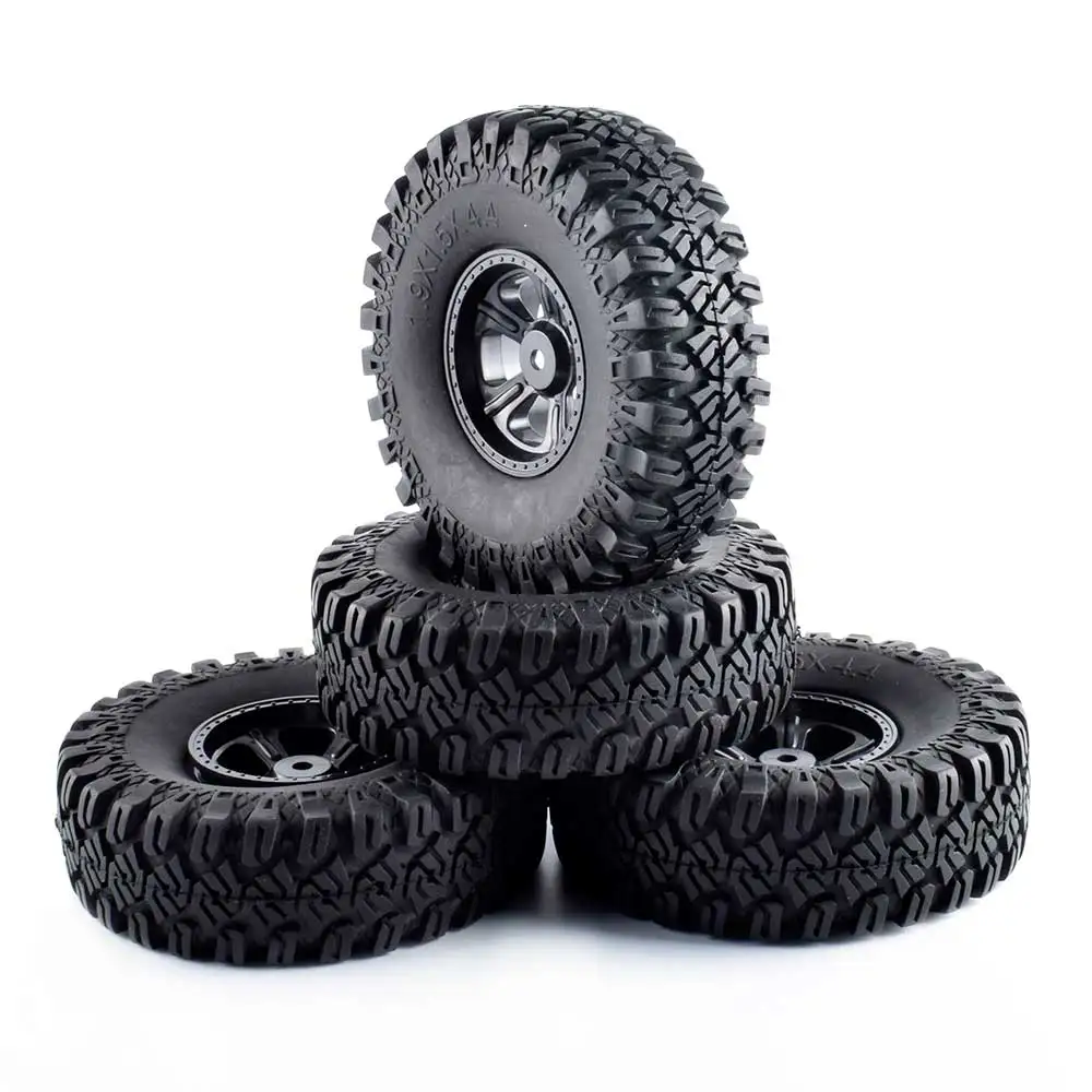 

1/10 rc rock crawler 114mm 1.9" Rubber Tyres/Wheel and Tires for Axial SCX10 II AX90046 D90 D110 Traxxas TRX-4 (4pcs)