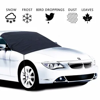 

Magnetic Car Cover Car Windshield Cover Winter Snow Ice Dust Guard Sun Shade Protector Waterproof Universal Auto Car Accessories