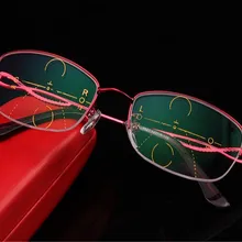 Женские Модные Роскошные Алмазные прогрессивные Мультифокальные линзы для дальнозоркости, оптические линзы JC1632