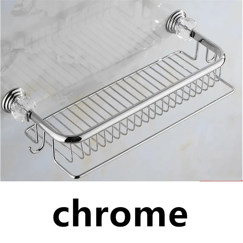 Ванная комната кристалл полка Ванная комната угловая полка косметический держатель Ванная комната полка с крючками корзина для Ванная комната полка 40 см