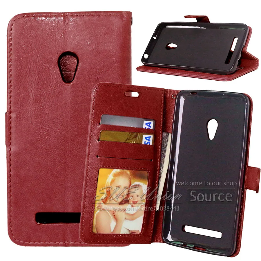 

High quality Leather Case For ASUS ZenFone 5 Flip Phone Bag Cover Wallet Style Stand Case Zenphone 5 Zen fone 5 Skin Shell