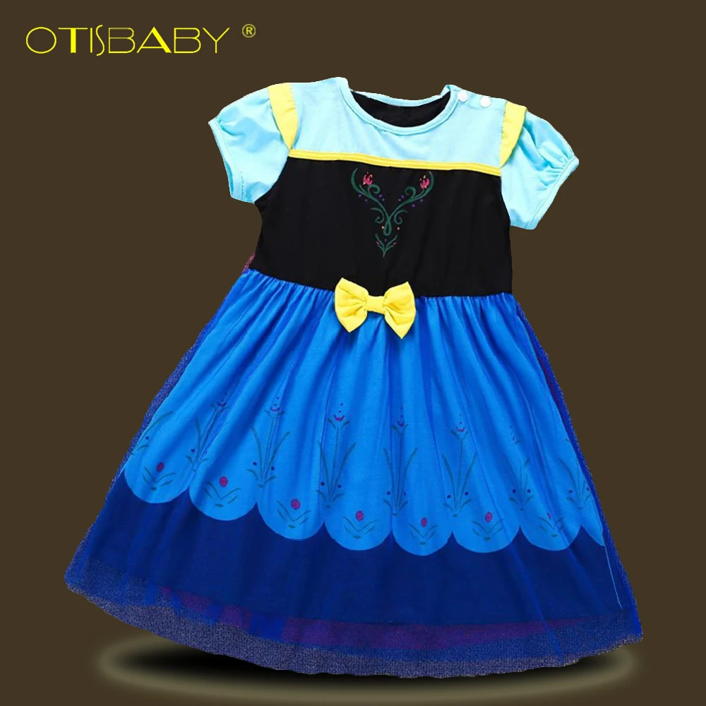 

New Christmas Baby Girl Elsa Costume Kids Snow Queen Girls Princess Dress with Cloak Infant Birthday Party Prom Toddler Clothes