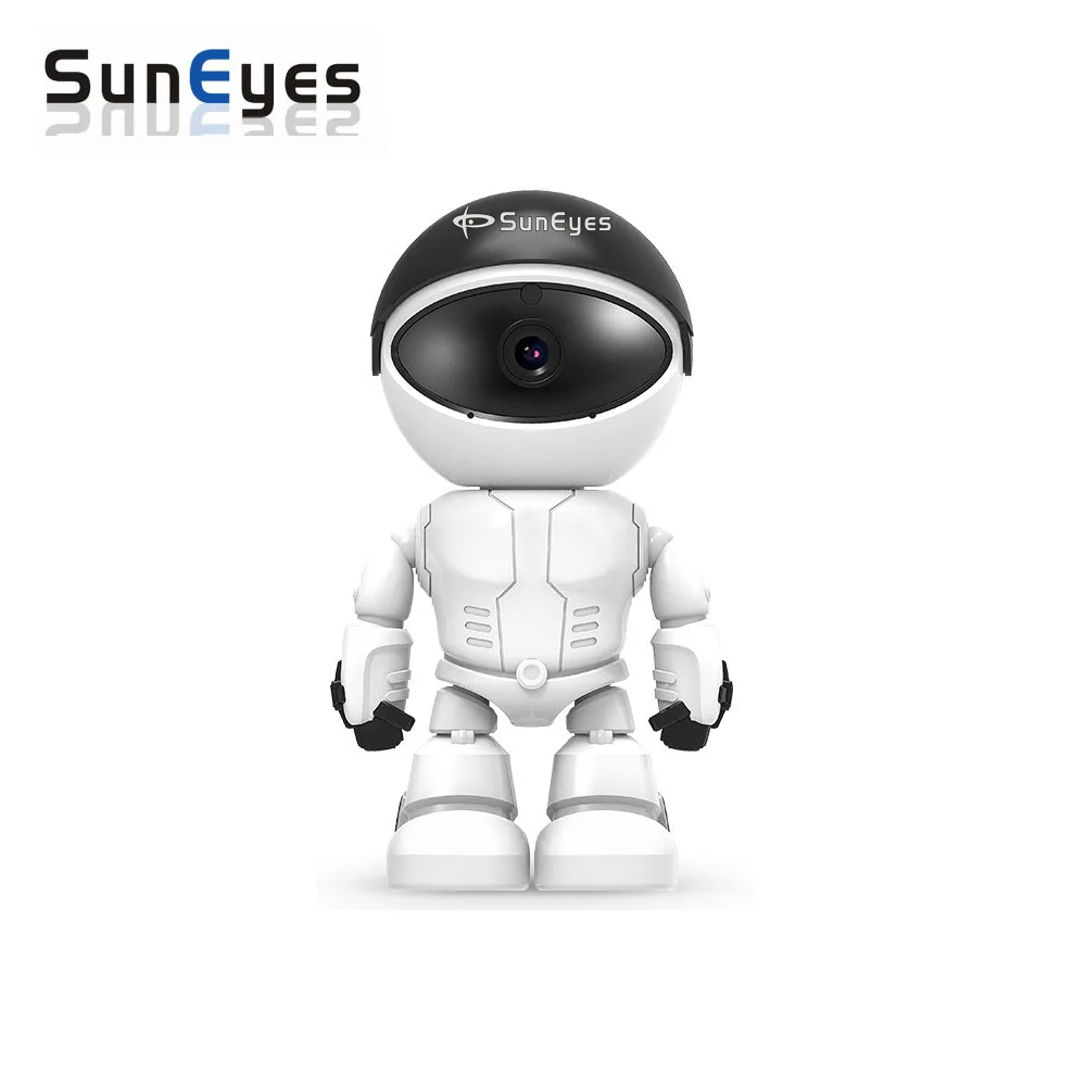 

SunEyes SP-S1802W Wireless IP Camera 1080P Full HD Carton Robot Pan/Tilt IR Night Vision and Two Way auio Yoosee use AP Mode